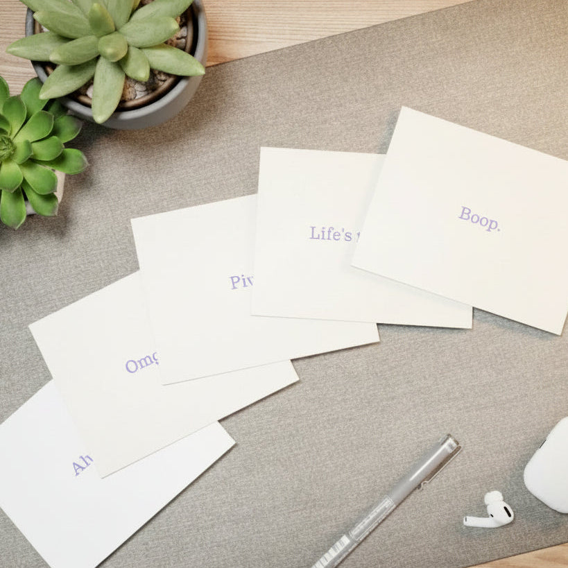Bitty Witty Greeting Cards (5-pack)