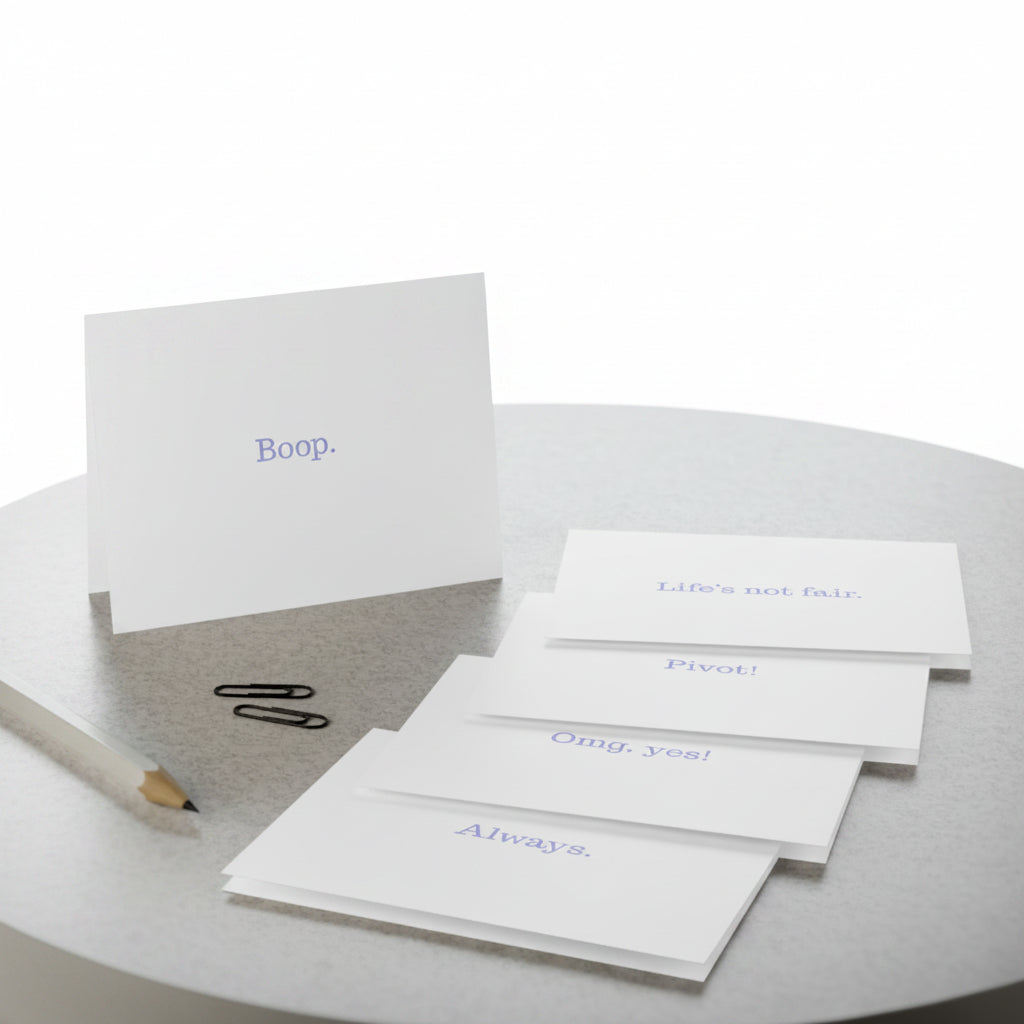 Bitty Witty Greeting Cards (5-pack)