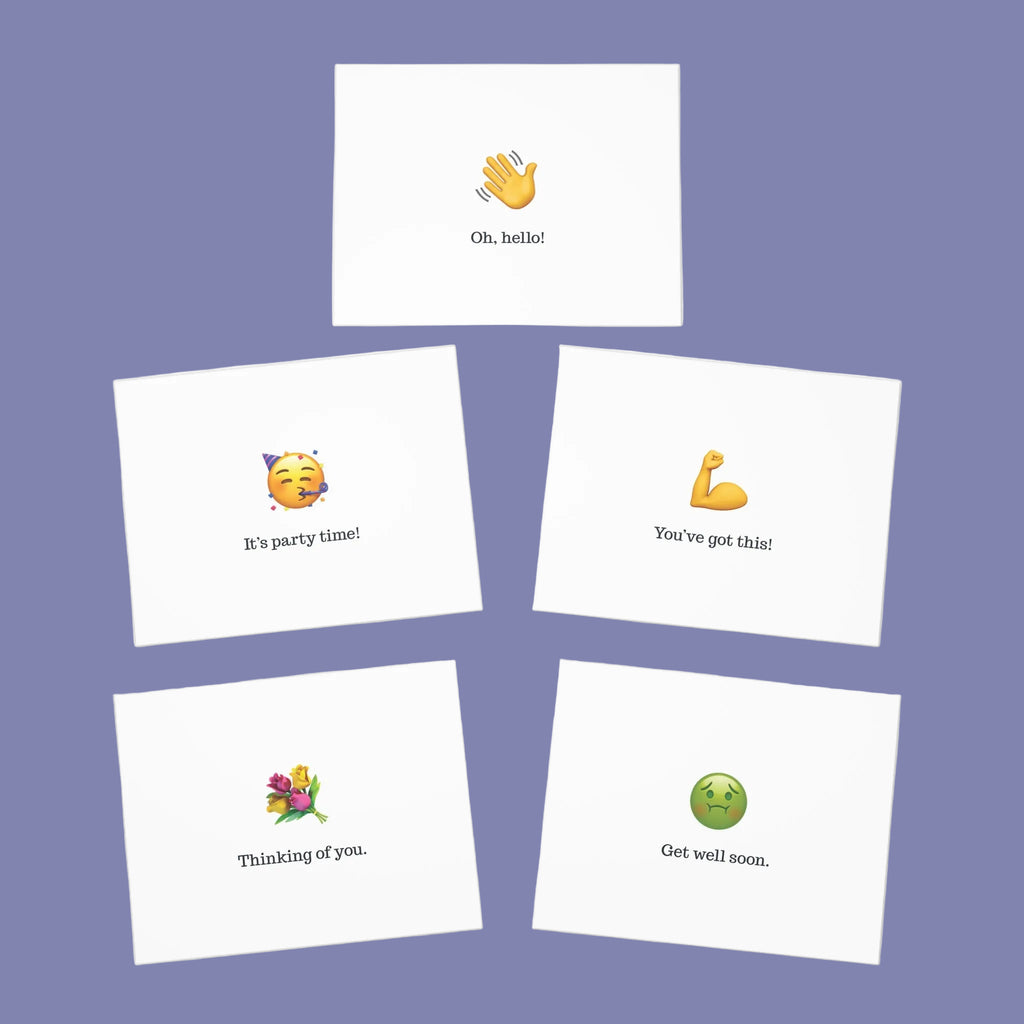 Emoji Greeting Cards (5-Pack)