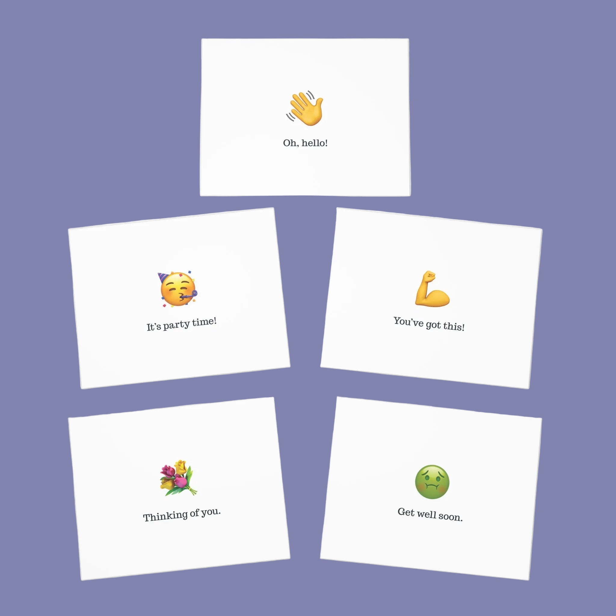 Emoji Greeting Cards (5-Pack)