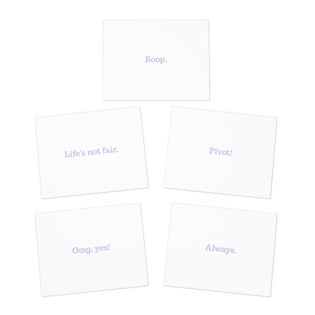 Bitty Witty Greeting Cards (5-pack)