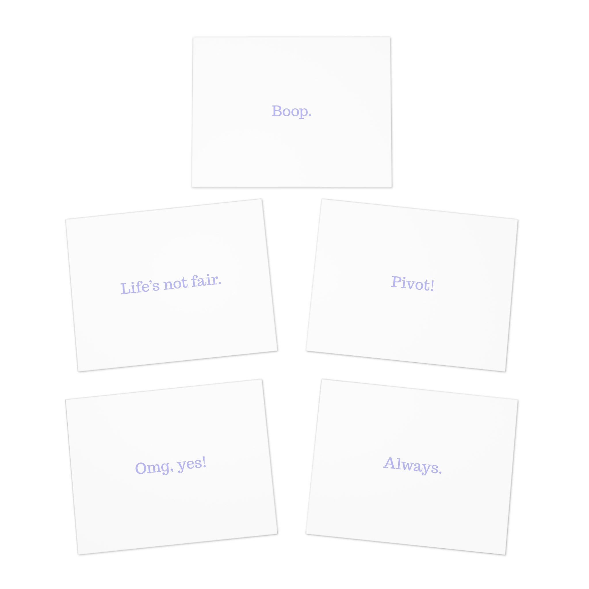 Bitty Witty Greeting Cards (5-pack)