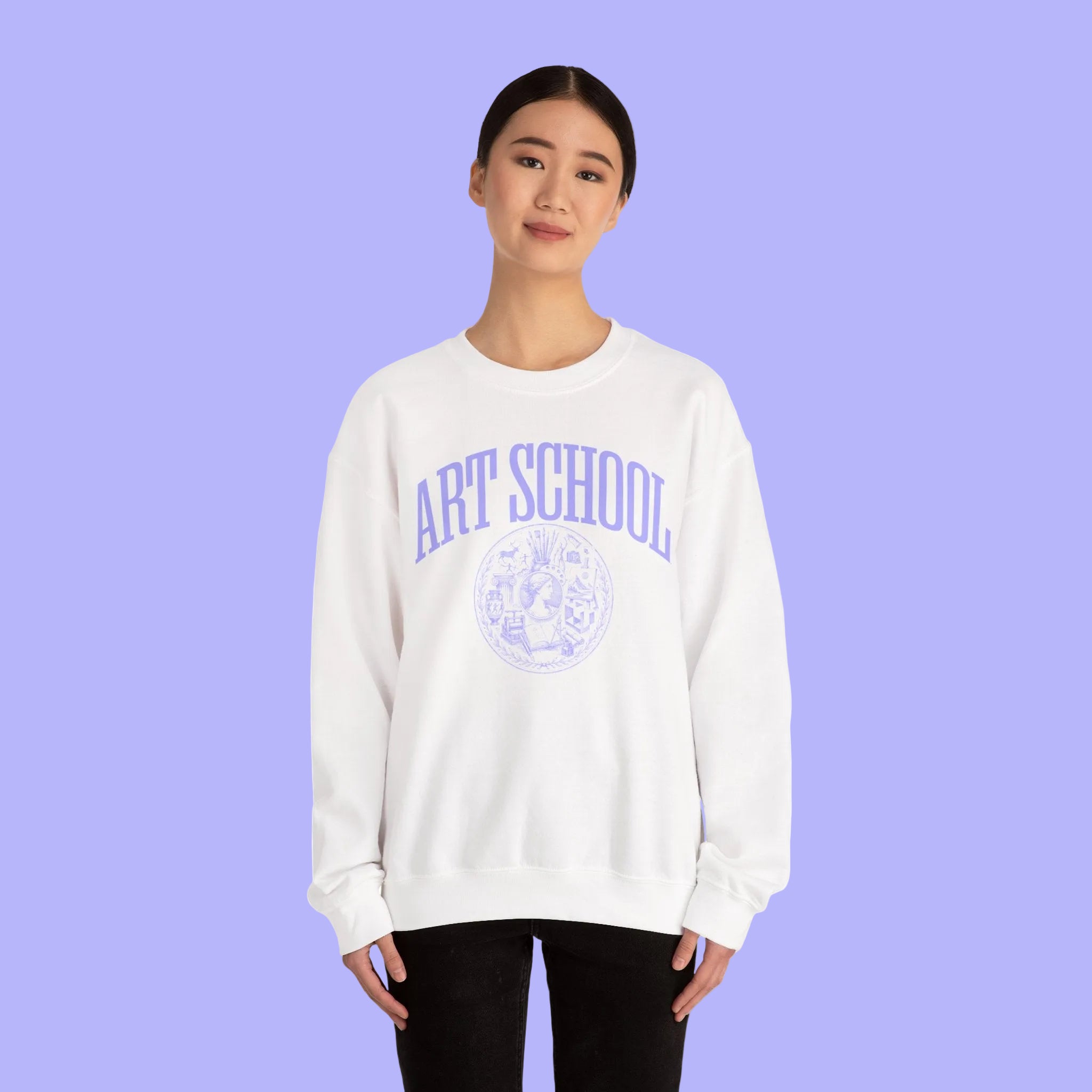 'Art School' Collegiate Sweatshirt