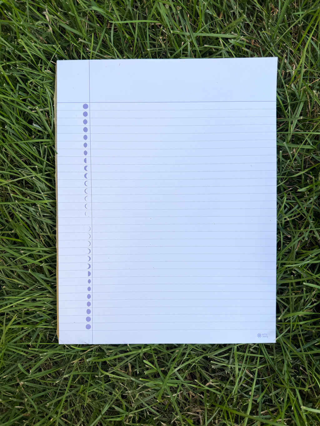 30-Day Moon Phase Notepad