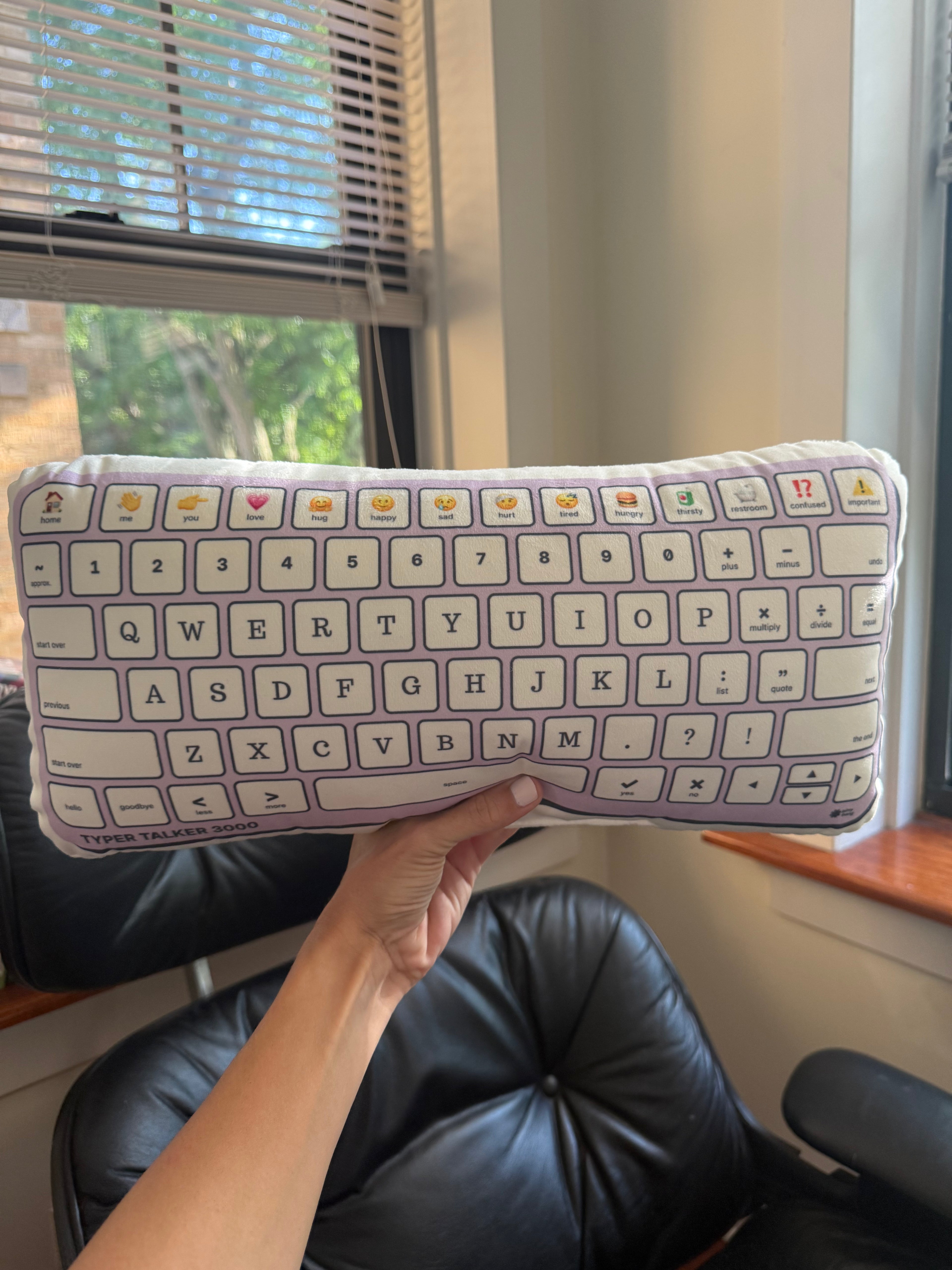 Typer Talker 3000 - Keyboard Pillow - Haze