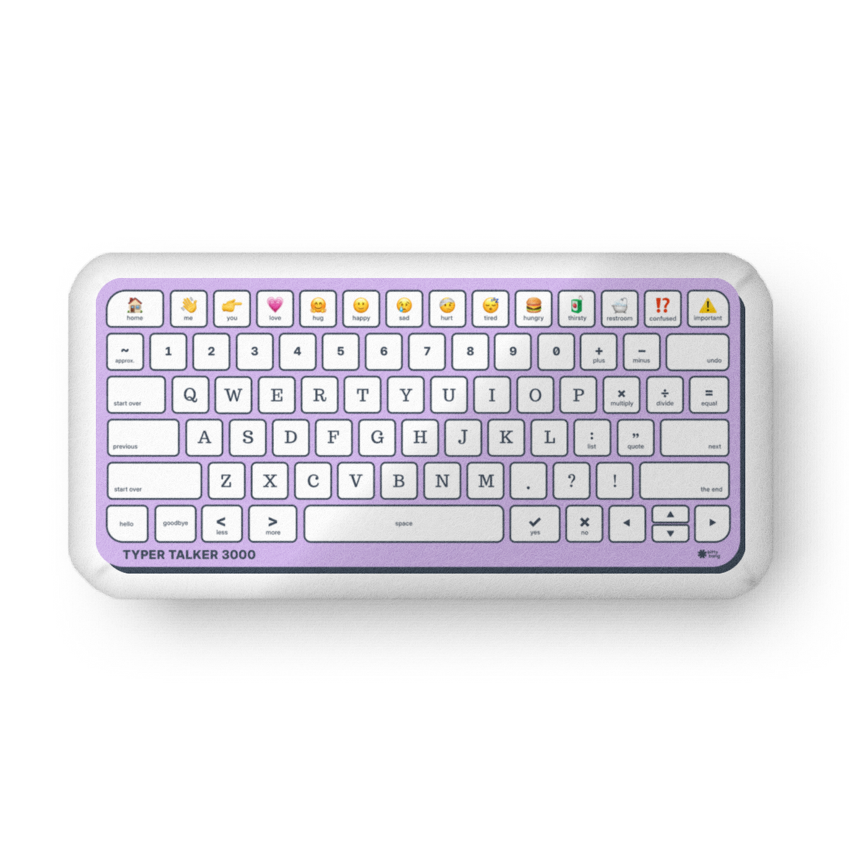 Typer Talker 3000 - Keyboard Pillow - Haze