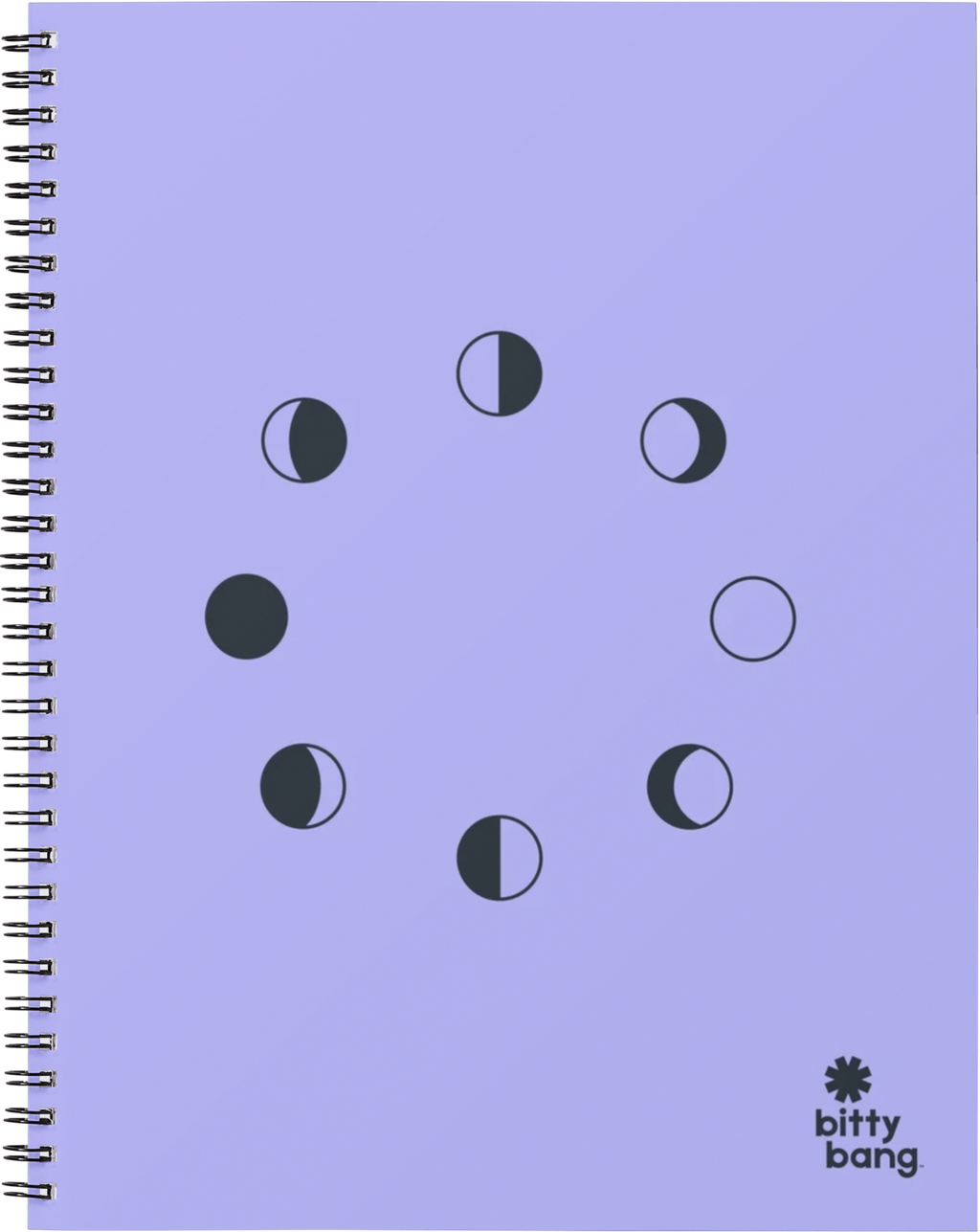 Everyday Moon Phase Spiral Notebook