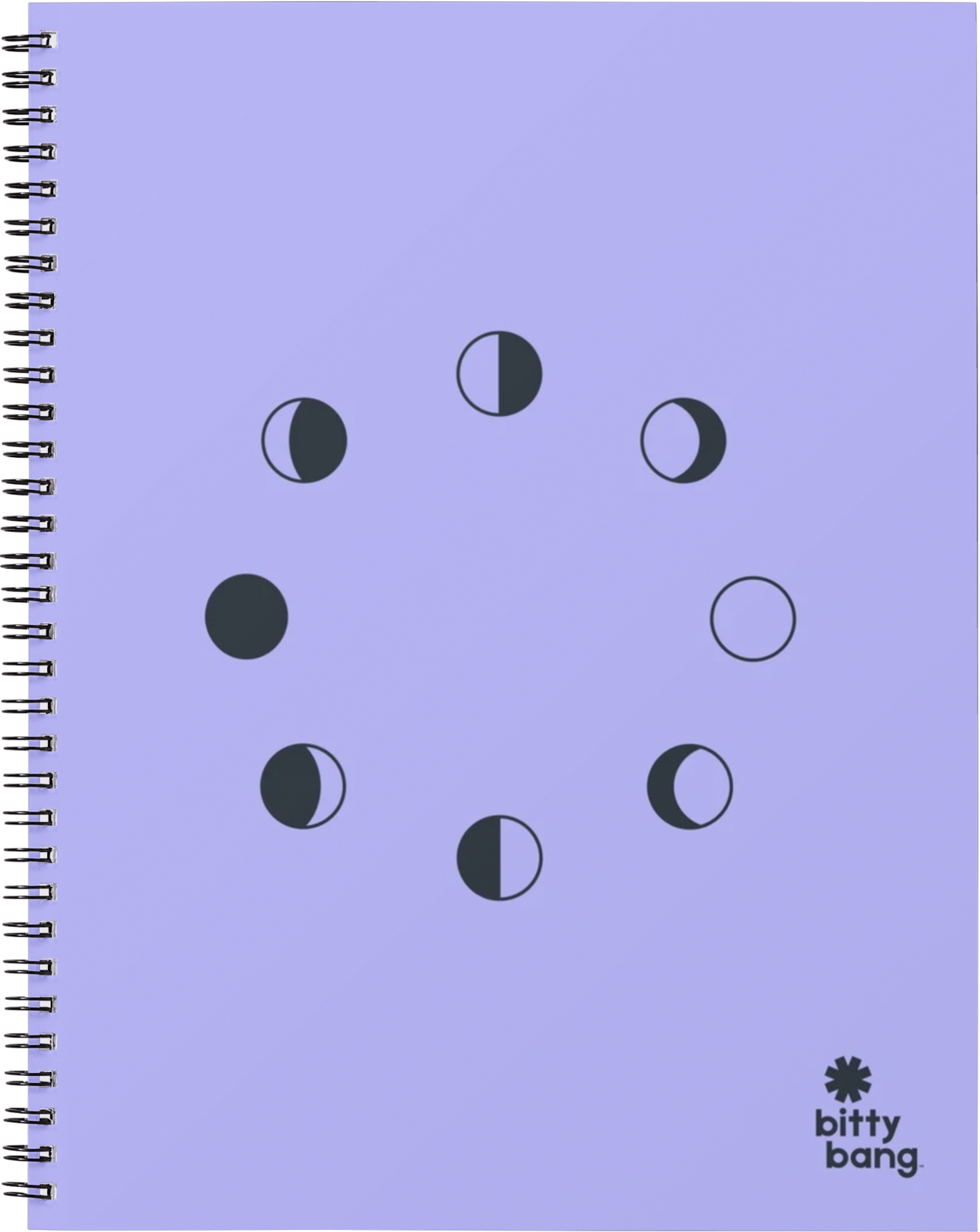Everyday Moon Phase Spiral Notebook
