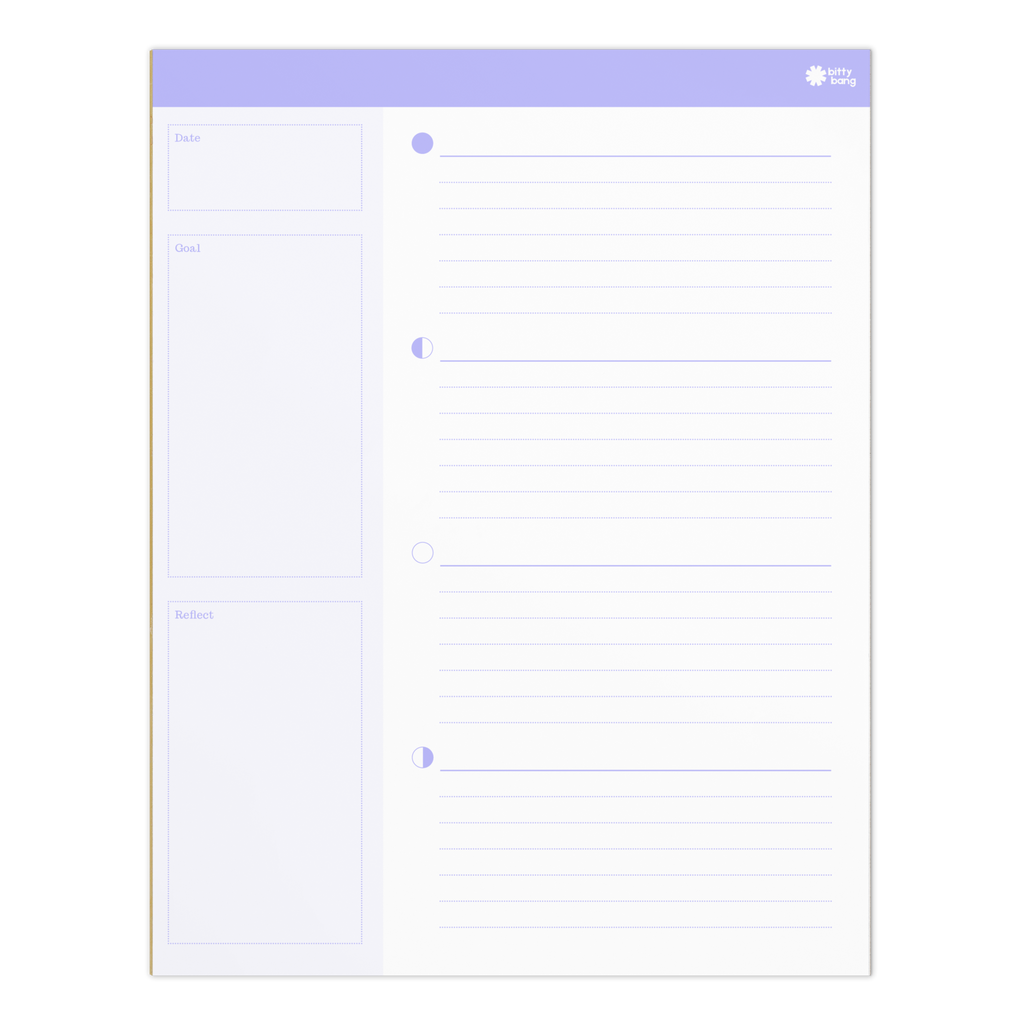 Moon Experience Tracking Notepad