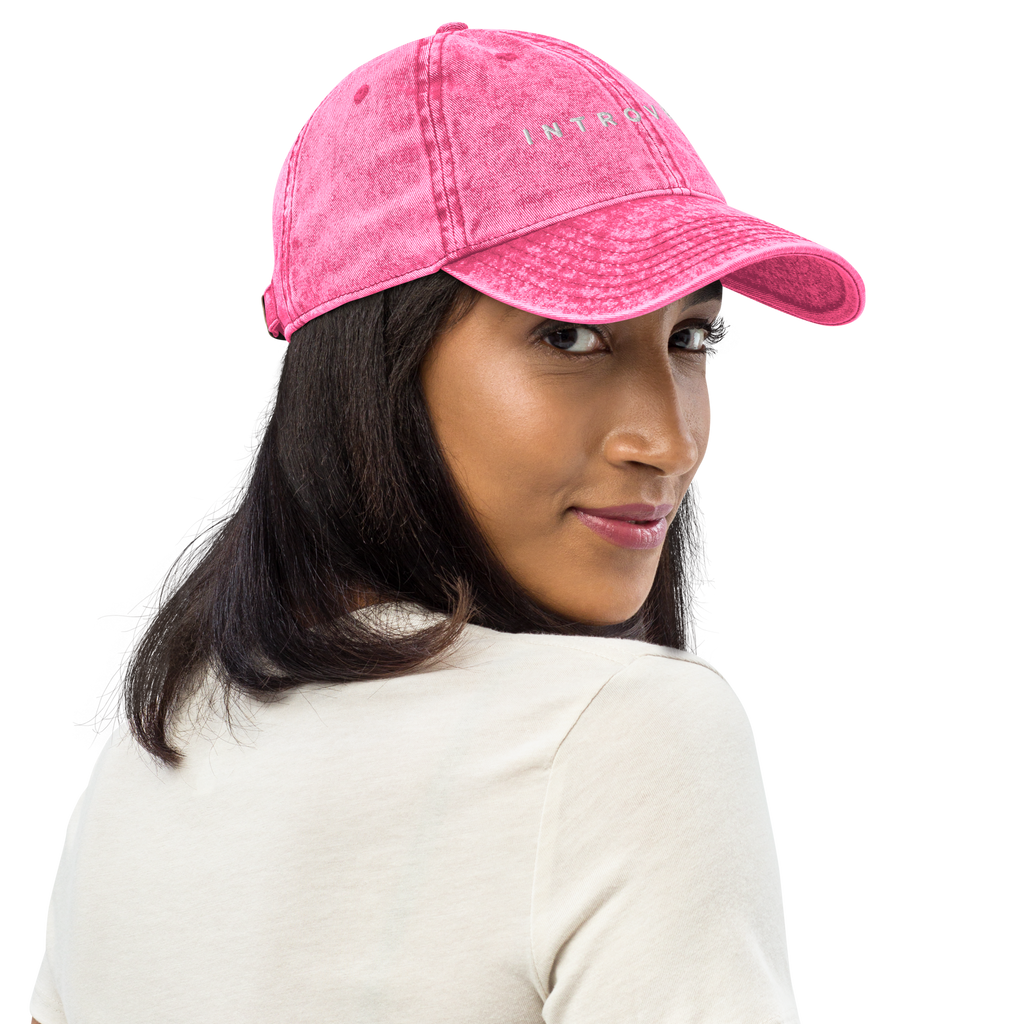 Introvert Alert Embroidered Dad Cap
